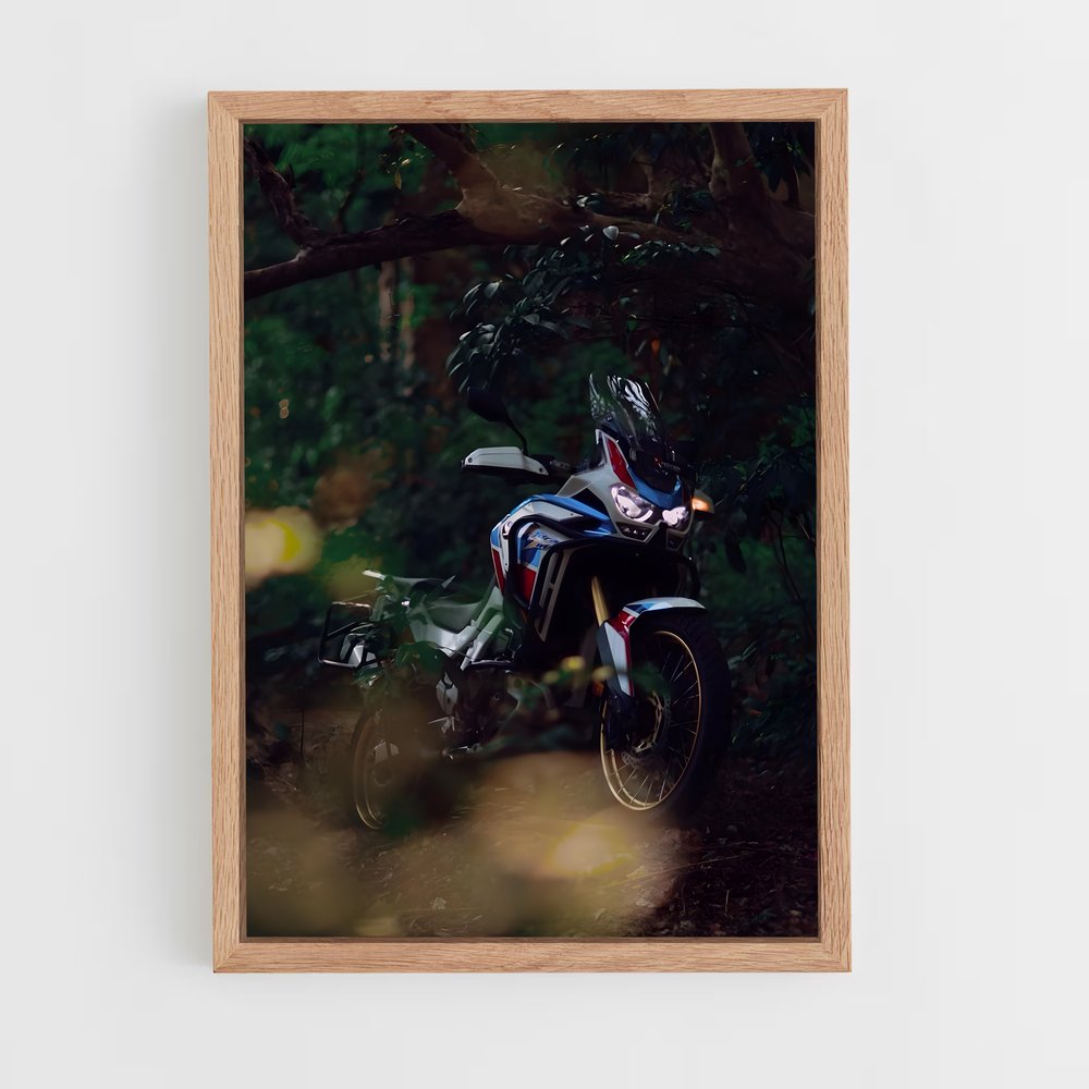 Poster splendide moto Africa Twin CRFL – affiche Honda Moto (vue 4)